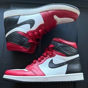 Nike women’s Air Jordan 1 Retro High OG 'Satin Red'